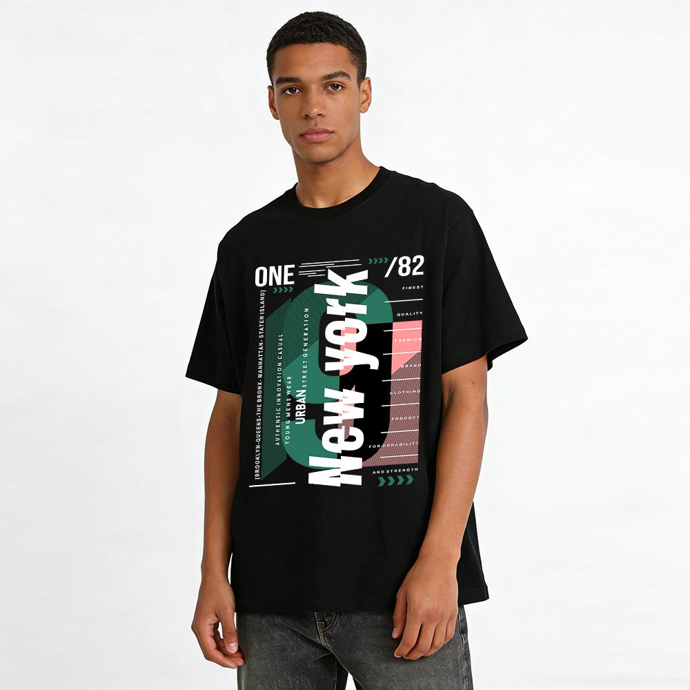 Urban Street Gen Premium Durable Casual Graphic Tee Pure Cotton T-shirt