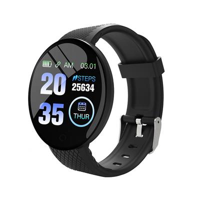 D18 Smart Bracelet Color Round Screen Bluetooth Heart Rate Blood Pressure Sleep Monitor Exercise Fitness Tracker Smartwatch