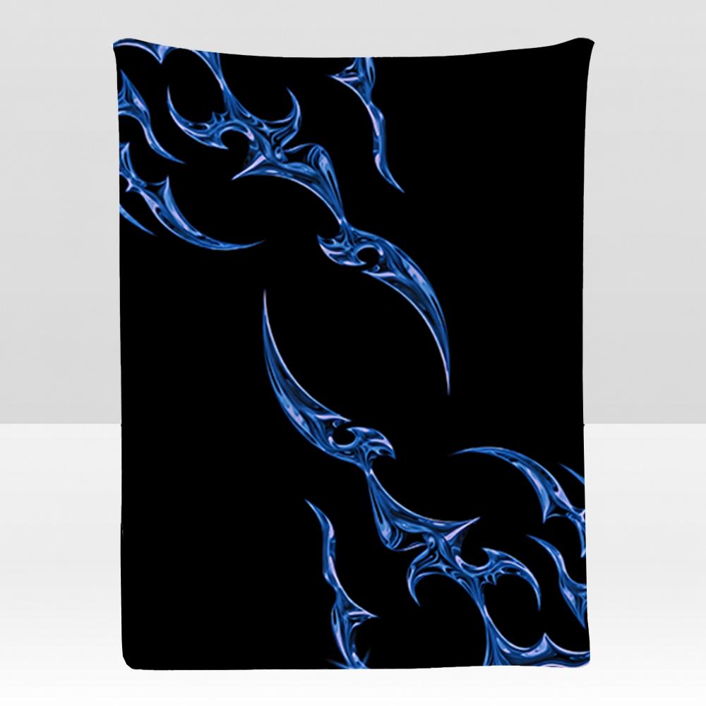 Art Design CCybersigilism Throw Soft Flannel Blanket for Bed Bedroom Sofa Picnic Throw Skinfriendly Breathable Gift Cover