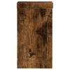 Plant Stand Set 2 pcs Smoked Oak 10 x 10 x 18 cm Wood Based Material