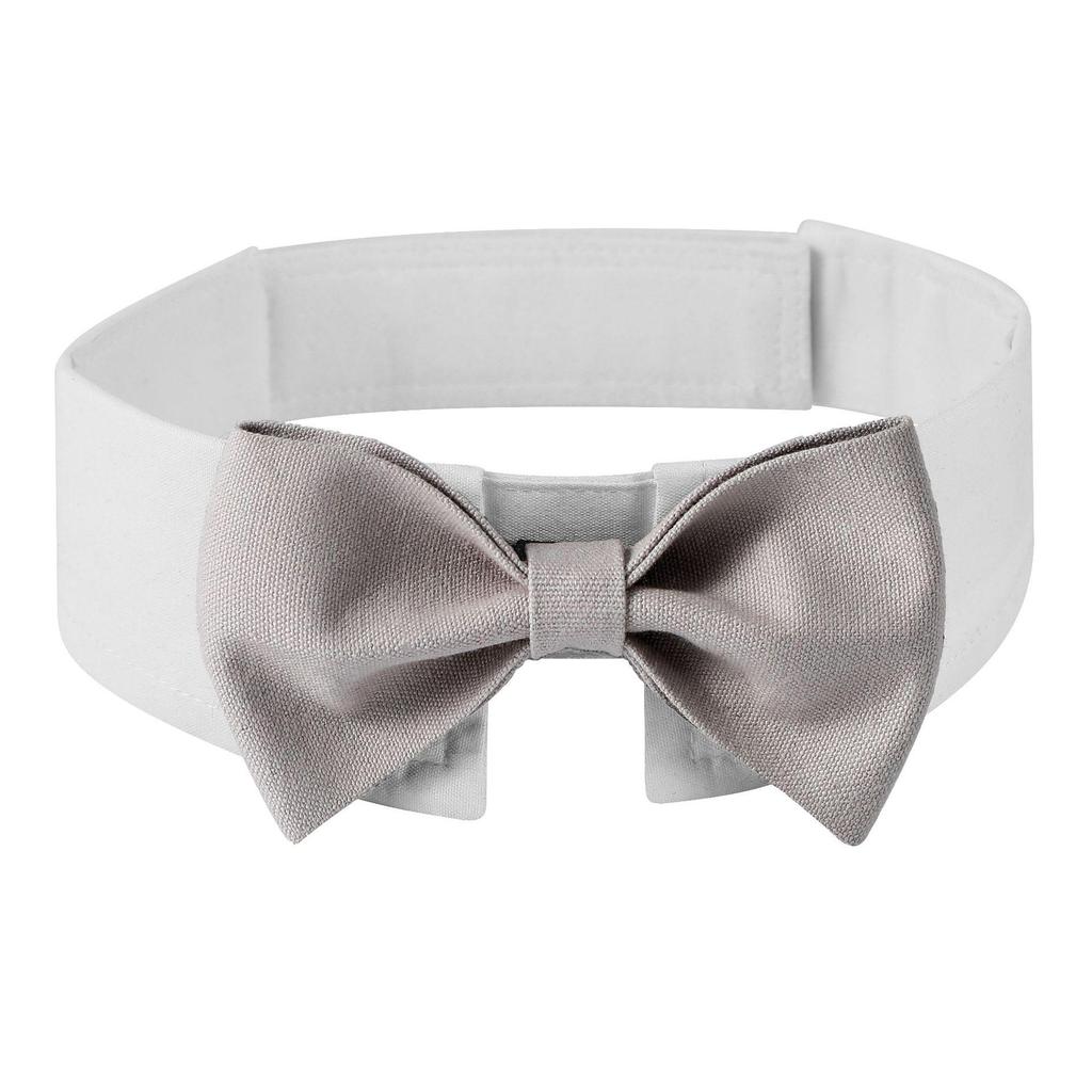 Stylish Adjustable Dog Bow Tie with Magic Sticker