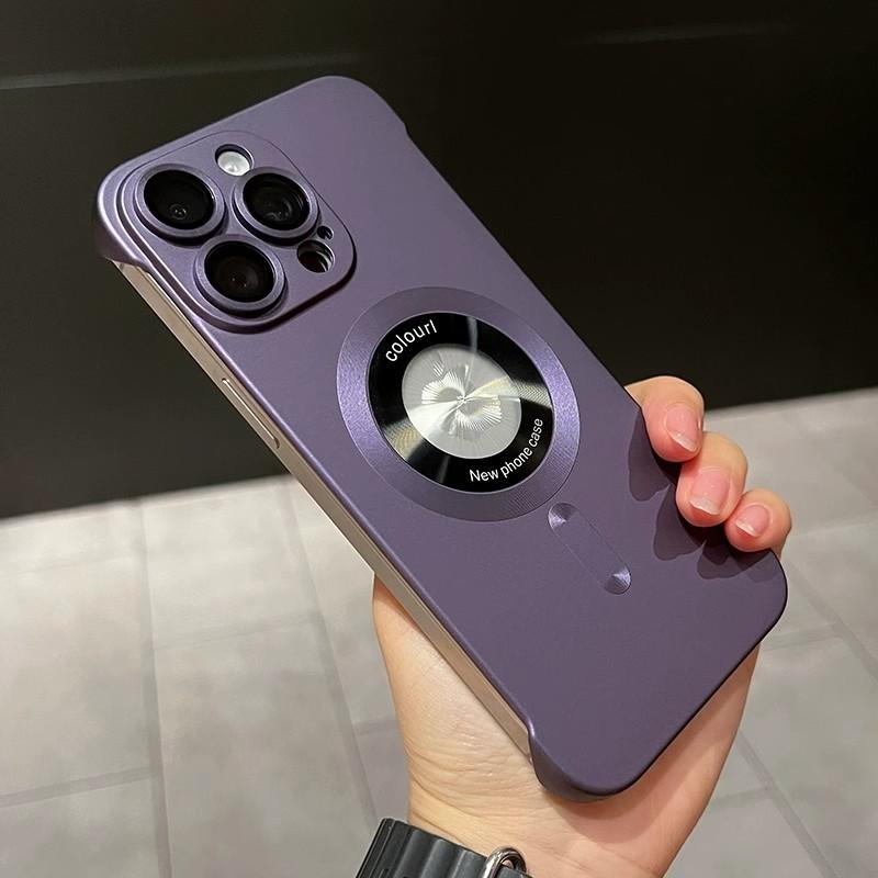 Apple 16proMax Magnetische Ladehülle mit fehlendem Etikett Anwendbar für IPhone15 Ultradünne Randlose 14 Schutzhülle