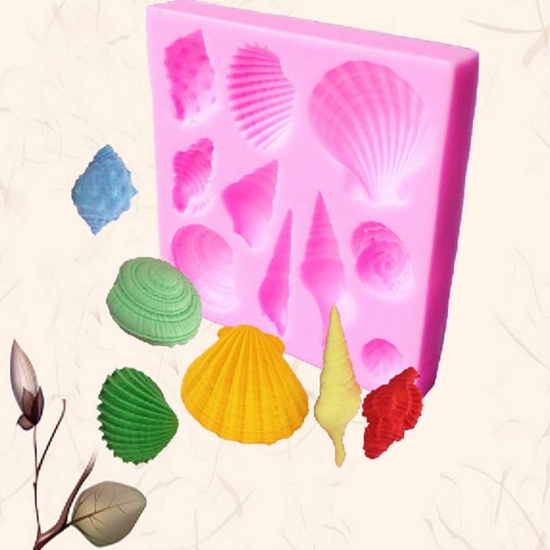 Conch Shell Cake Decorating Tool Heatproof Silicone Mold For Chocolate Jellies Soap Crafting Multiuse Kitchen Essential