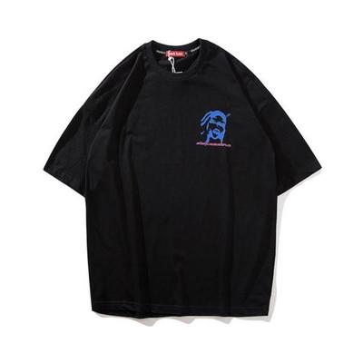 T-shirts unisex Drôle Hip-Hop Impression Crâne T-shirt Pour Hommes Femmes 100% Coton Été Tops Respirants Col Rond Oversize Basique T-shirts Vêtements Homme