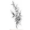 Long Lasting Rose Temporary Tattoo Flower Body Art Sticker Sweet Instant Decals  Daily Use