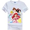 Cute Cartoon Princess Women Blouse Kawaii Harajuku Ullzang Ladies T-shirts Graphic Tshirt Fashion Tops Friends Girl Tees