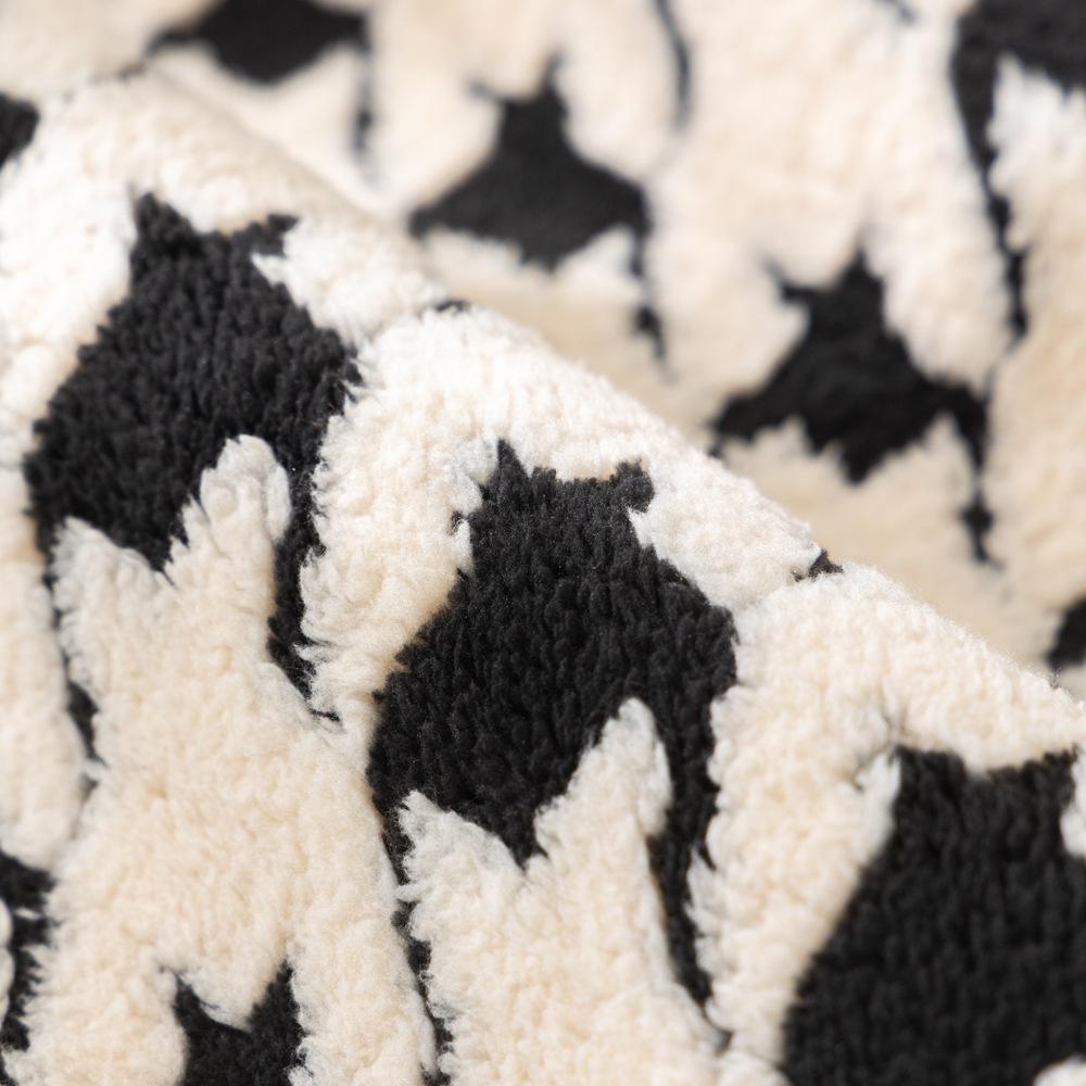 French Retro Sofa Cushion Autumn and Winter Shu Cotton Plush Non-Slip Seat Cushions Sofa Cover Cover Cloth