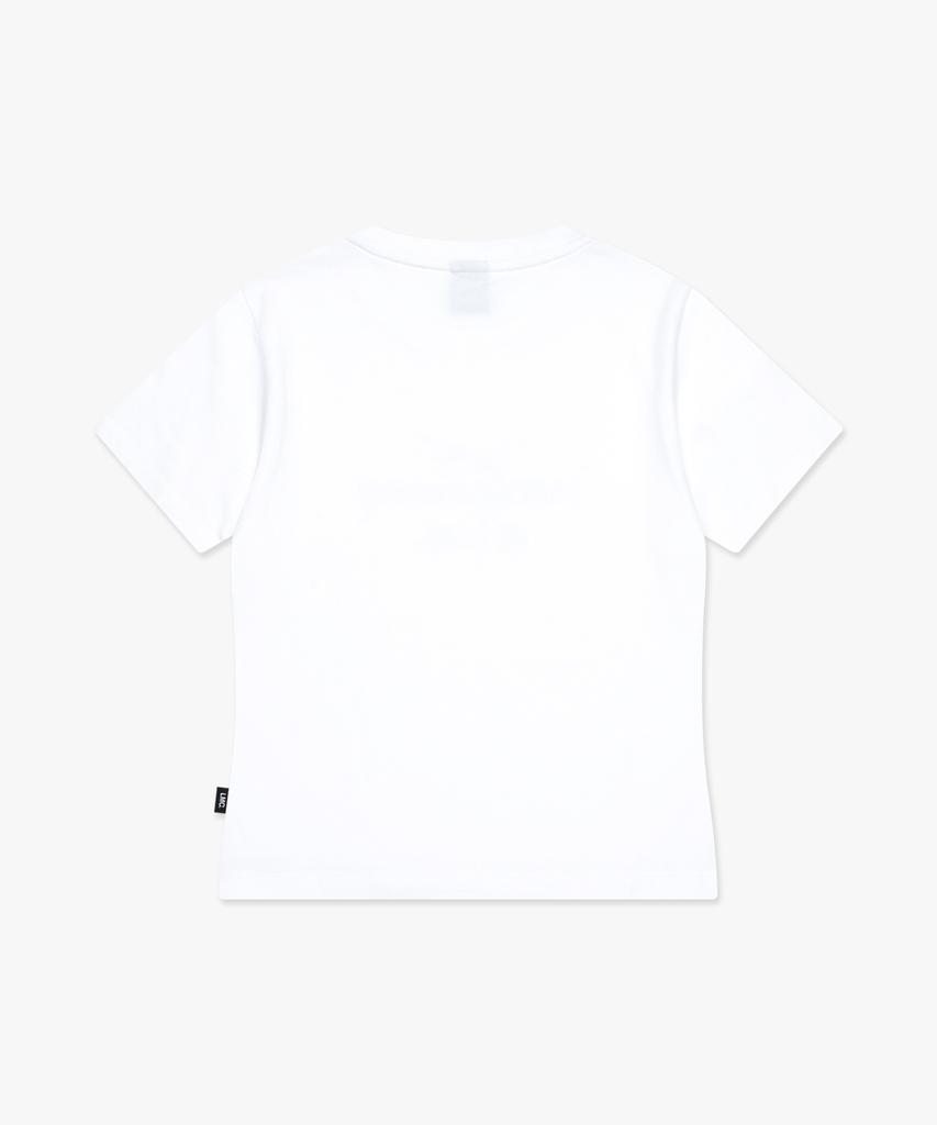 LMC Wm Fn Doodle Cropped Tee White