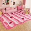 Dopamine Color Bedroom Decor Pink Carpet Large Area Carpets for Living Room Fluffy Soft Children's Mat Thick Plush Cloakroom Rug