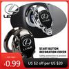 Interior Stickers Car Interior Engine Start Stop Switch Button Cover Protective Accessories For LS IS350 ES300h ES300 IS25
