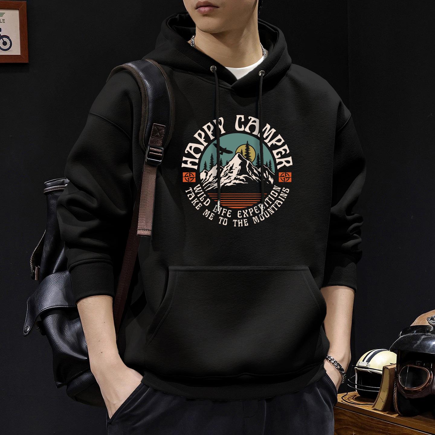 

Men s Heavyweight Retro Oversized Hoodie Jacket for Autumn/Winter XL (150-180 lbs)