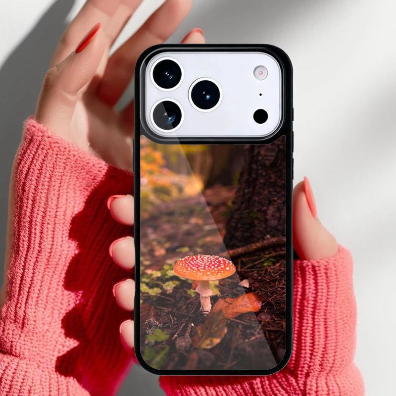 Mushroom Forest Phone Case for iPhone 17 Air 16e 15 14 13 Pro Max Back Cover for 12 11 Pro Coque