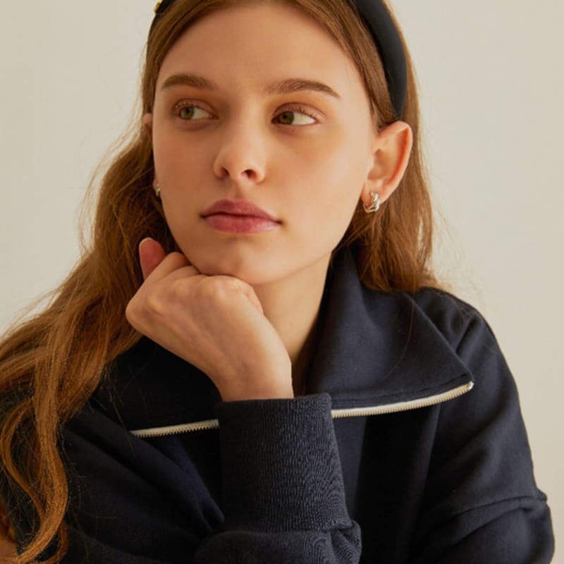 ANOETIC ANC GOLD STAMP HAIRBAND_BLACK