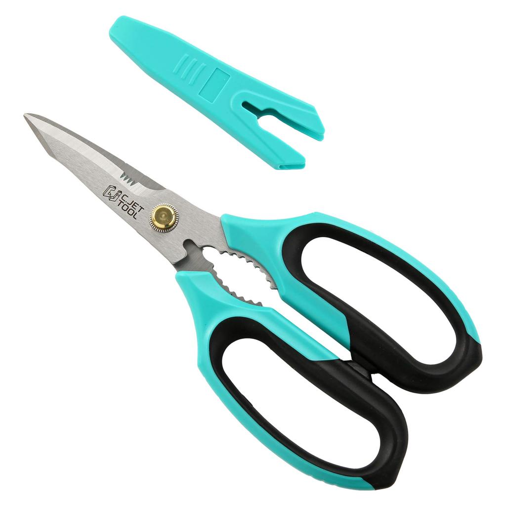 Tool Scissors Kitchen Scissors Stainless Steel Blades Suitable for Plastic Bottles and Cardboard Ideal for Disassembling Cardboard and Milk Cartons