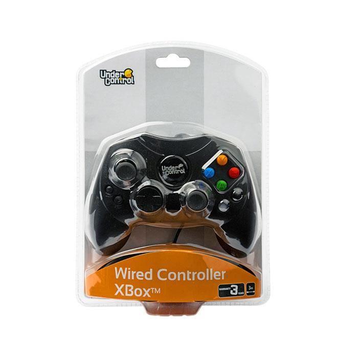 Controller de joc - Under Control - Xbox - Cu fir - Negru - Ergonomic