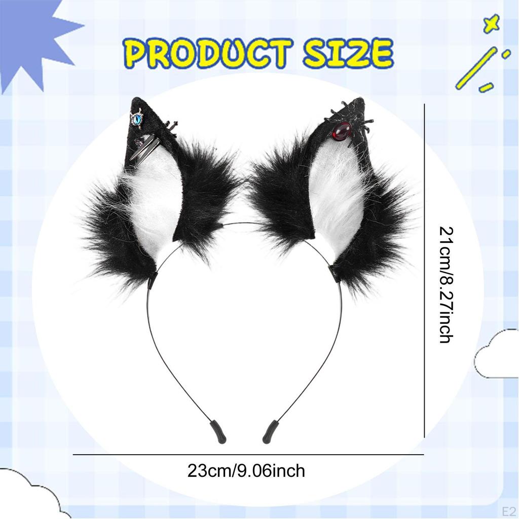 Halloween Ear Headband Accessory Stylish Women Girl Cosplay Photo Props Hairhoop