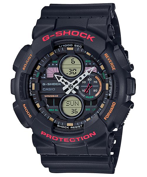 

Casio G-SHOCK Men s Resin 200M Water Resistant Digital Shock Resistant Quartz Watch GA-140-1A4 чёрный