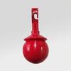 Rolling Ball Cane Tip Hook Style Blind Walking Cane Tip Replacement Accessory Red Round Aluminum Alloy
