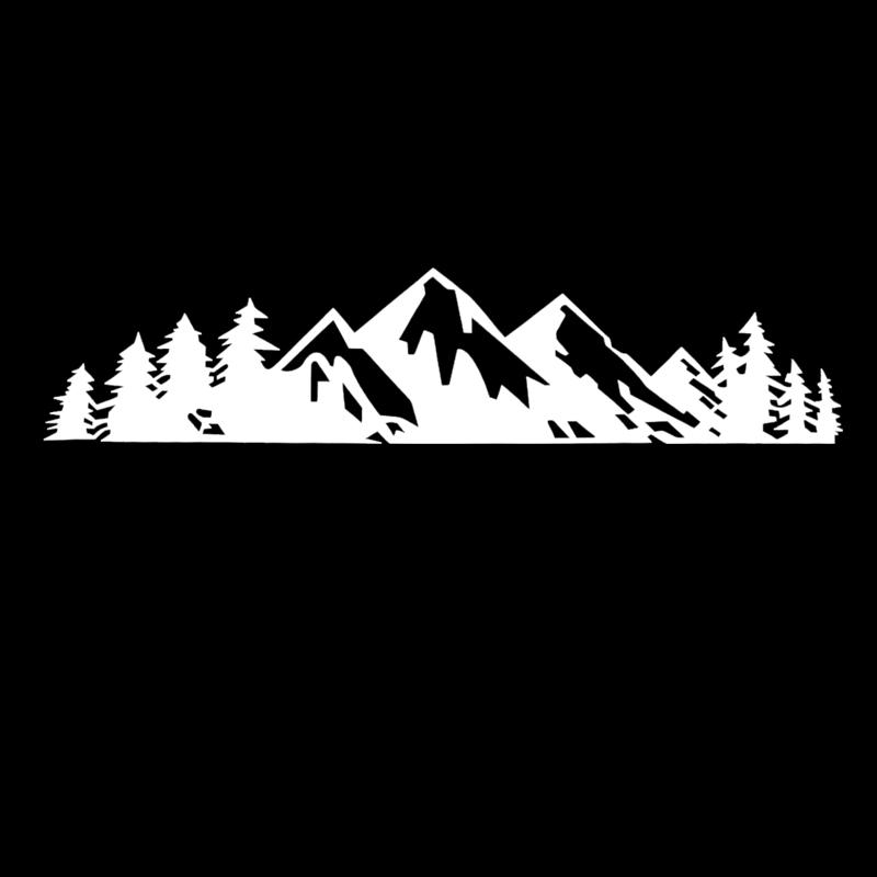 

1-3pcs Car Stickers Snow Mountain Style Window Glass Decals Car Trunk Bumper Decoration Stickers Car Exterior Accessories
