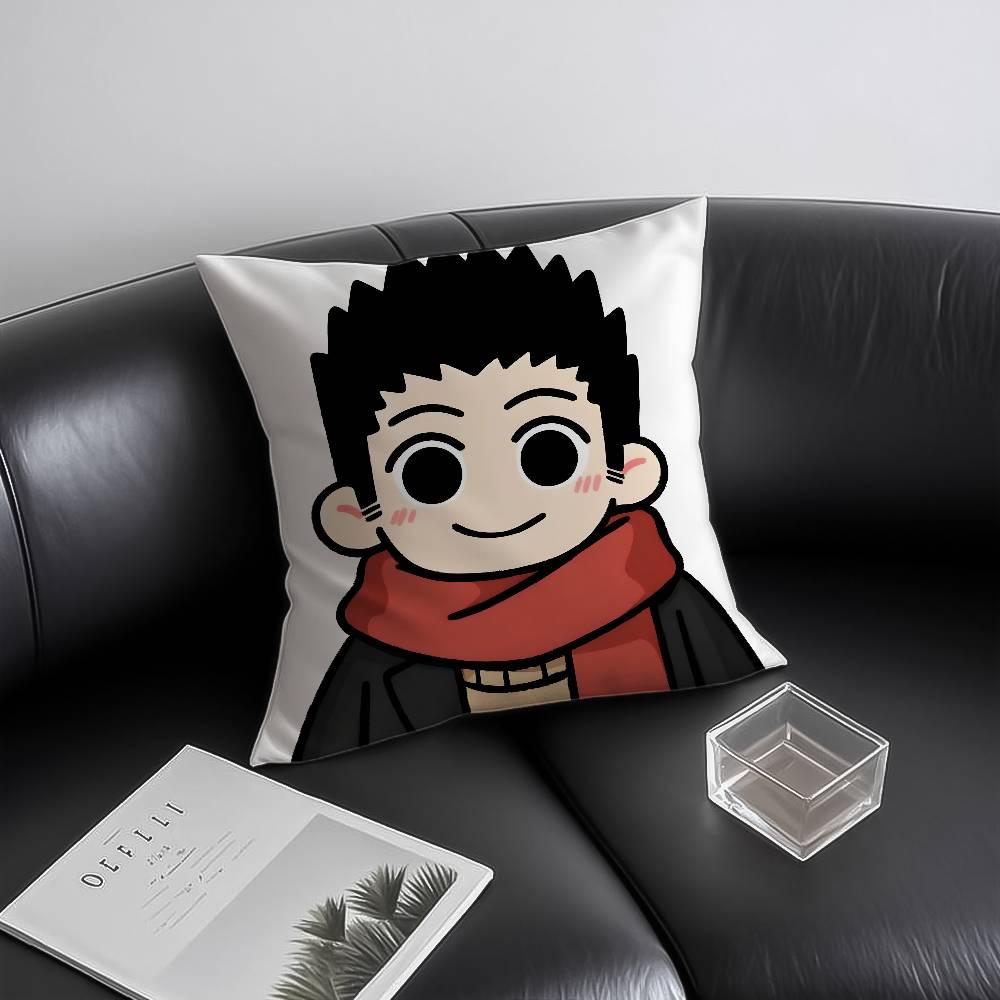 

Anime H-Hunter X Hunter Cute Cartoon Pillow Case Anti-dustmite Invisible Zipper Sofa Bed 12x12Inch