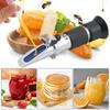 Portable Handheld Honey Brix & Baumé Refractometer (58-90 Brix) Sugar Meter