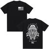 Til Valhalla Warrior Spirit Never Out of The Fight Military Tactics Skeleton T-Shirt Unisex's Clothing Gothic Short Sleeve T-shirts