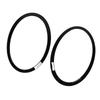 1Pair Headlight Trim Ring 51137300631 Gloss Black Practical Headlight Bezel Trim Ring Replacement for Cooper 5‑Door