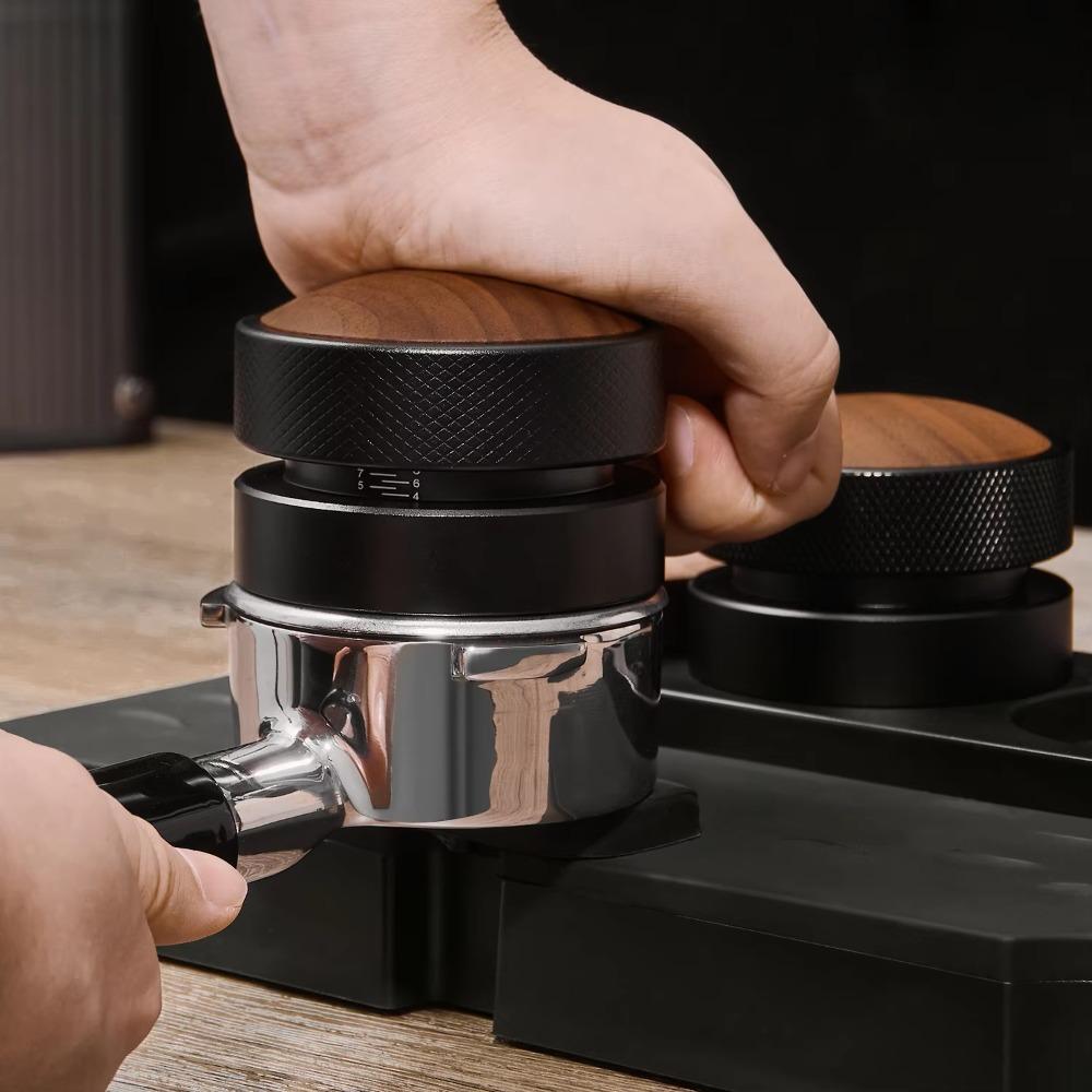 51/53/58.35 MM Self-leveling Coffee Tamper Adjustable Depth Espresso Machine Accessories  Gift
