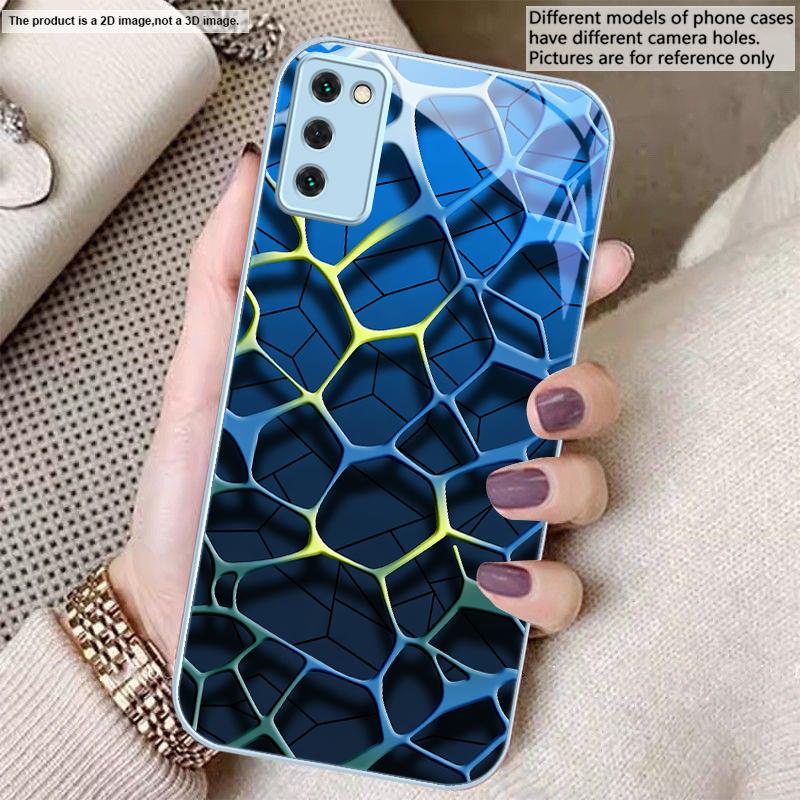 Abstract geometric art For Samsung S26 S22 S8 9 10 S20 Ultra S21 Pro S22 Plus S23 FE S24 Ultra S25 Edge S24+ Glass Phone Case