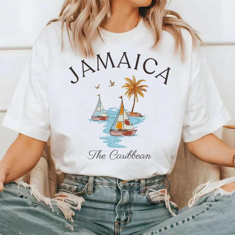 Short Sleeved Fashion Trend Top Street Versatile T-Shirt Pattern Round Neck Polyester Fabric T-Shirt Women's Printed Travel T-Sh