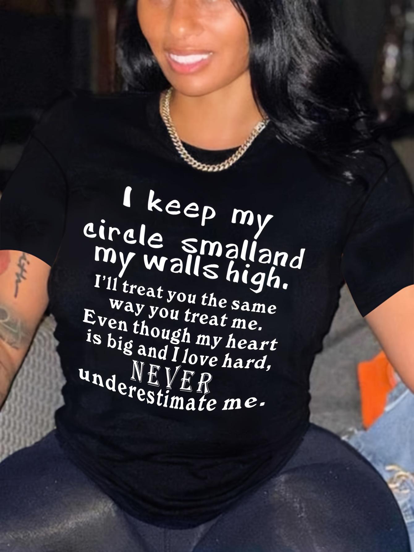 

Letter Print Crew Neck T-shirt, Casual Short Sleeve Drop Shoulder Top, Women s Clothing S разноцветный