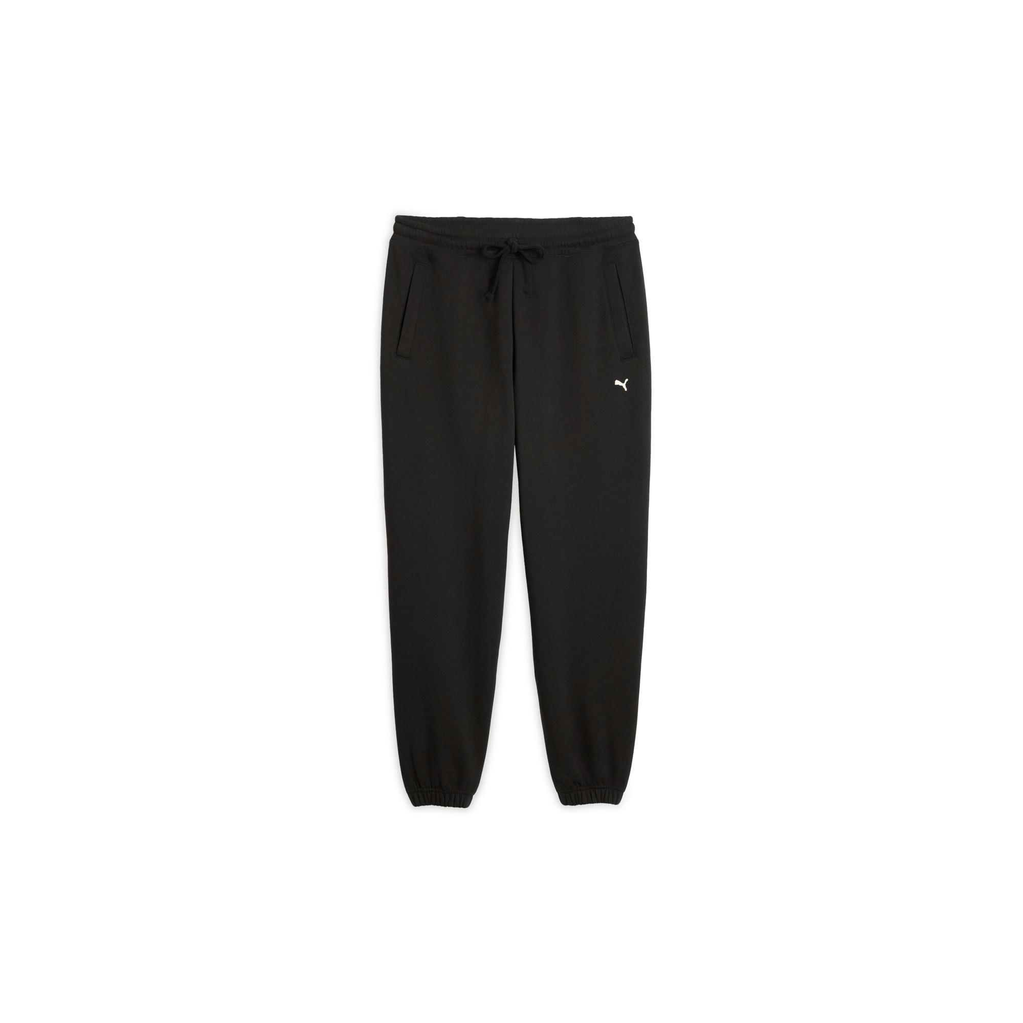 Puma Спортивные штаны Essentials из флиса, толстые, теплые, свободные, средней посадки, вязаные, мужские, низ 63473301 L