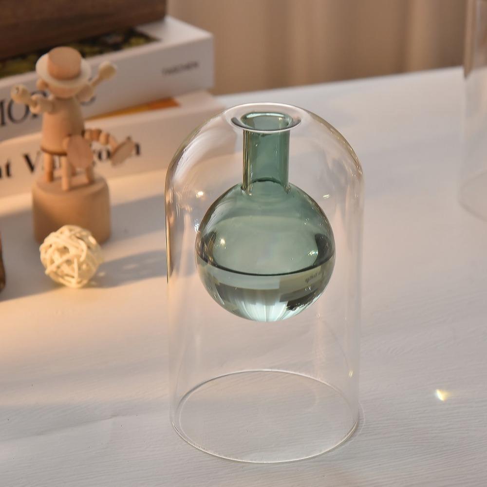 Transparent Coloful Glass Aromatherapy Diffuser Bottle Home Fragrance Essential Oil Container for Modern Home Decorations