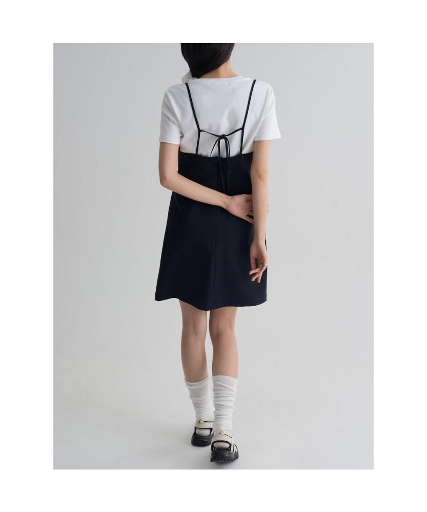8SECONDS Sleeveless Layered Dress Navy
