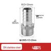 304 Stainless Steel Hex Male Thread Pagoda Fitting for Water/Air Hose