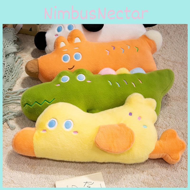 Duck Fox Crocodile Dog Plush Pillow Pp Cotton Long Toys Bedroom Gifts Decor