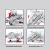 Jet Fighter Simulated Assembly Building Block Model Ornament Children Toy
