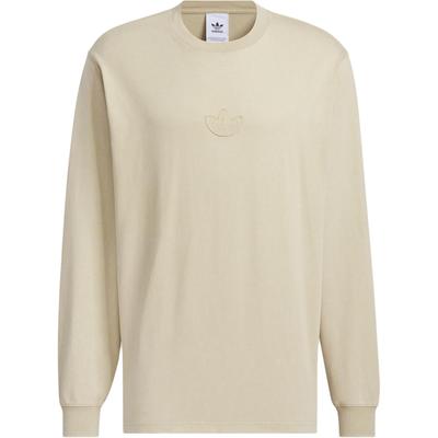 Originals Long Sleeve Top Washed Vintage Logo Casual Crew Neck Long Sleeve T-Shirt Men Tops Gold JV6936