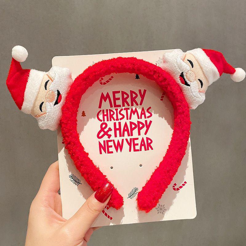 

Adorable Christmas Headband: Santa Claus, Reindeer & Snowman Design for Kids Holiday Performances