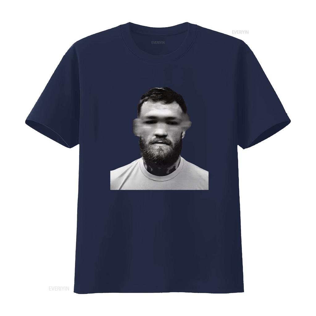 Conor McGregor Mugshot Fashion Heavy Cotton T Shirt Stylish and Comfortable for All Vintage Washed Unisex Graphic Fashion