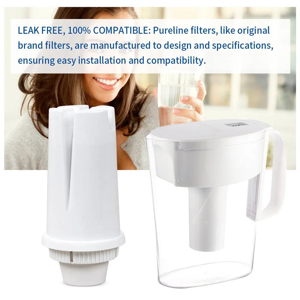 Water Filter for Brita Water Filter, Brita Pitcher Filter Standards Grand, Lake, Capri, Wave Classic 35557, OB03, Mavea 10700