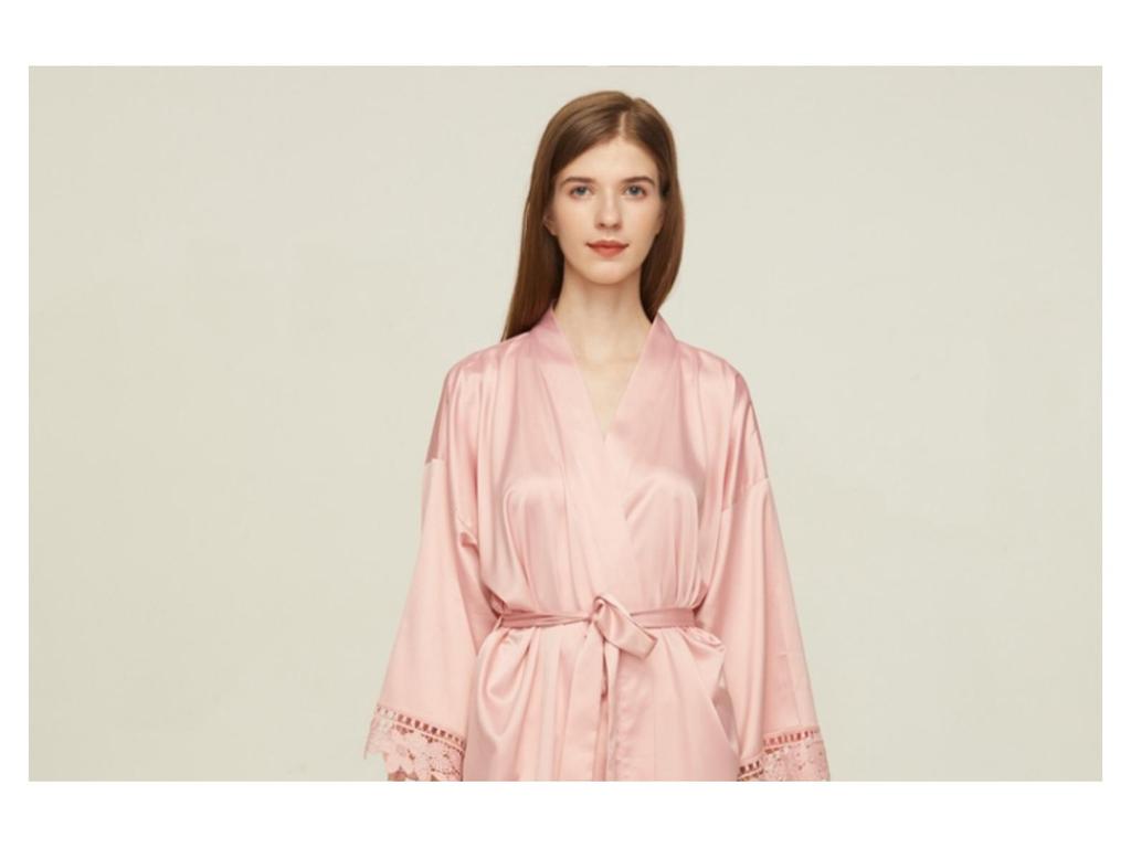 15 Koronkowych Szlafroków: Poranne, Ślubne i Druhen Satynowe Koszule Nocne z Matowym Wykończeniem