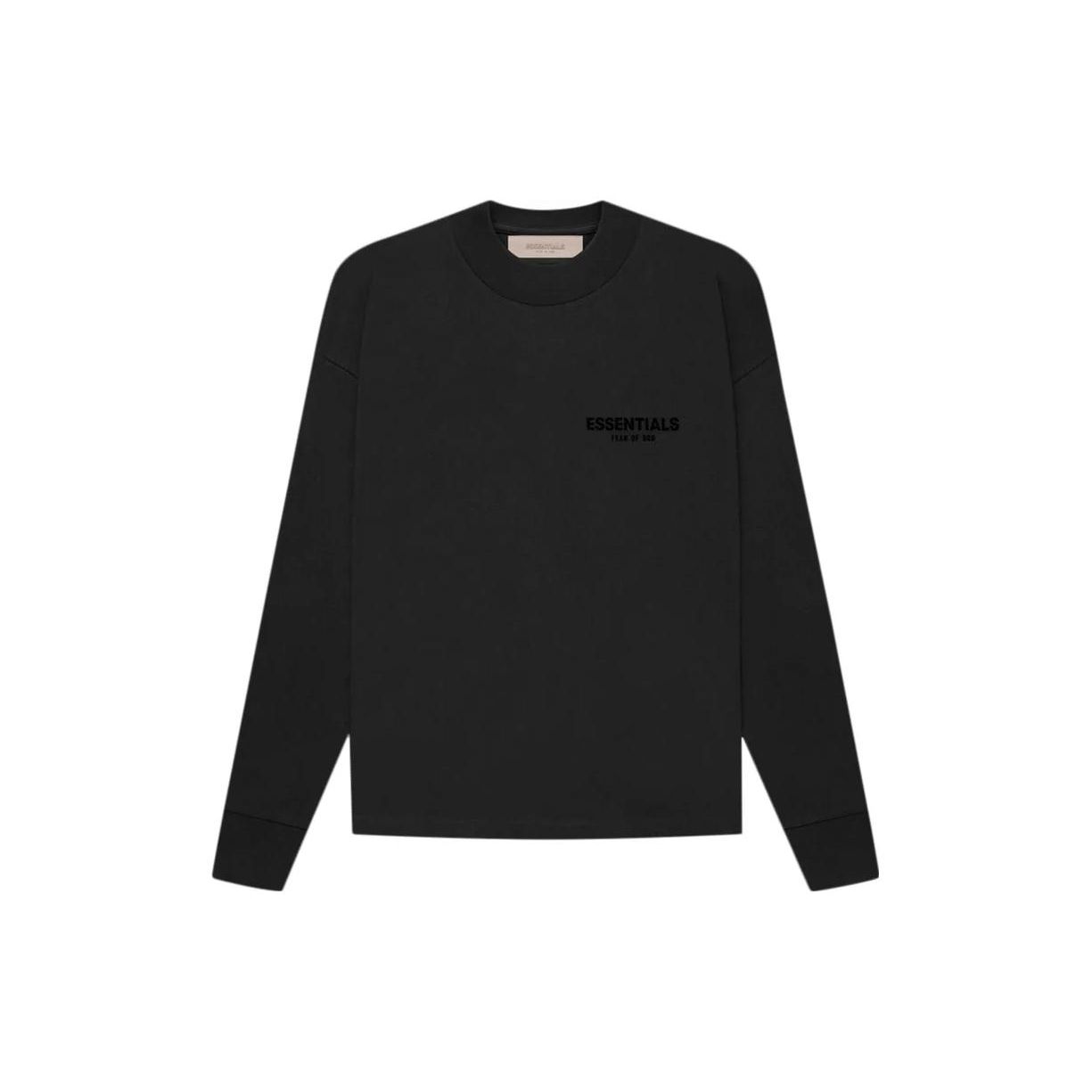 

Fear of God Essentials Long-Sleeve Tee Stretch Limo Men Tops Black 125SU224110F L
