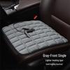 Plaid Heated Car Seat Cushion for All Seasons - Single Seat Interior Accessory.