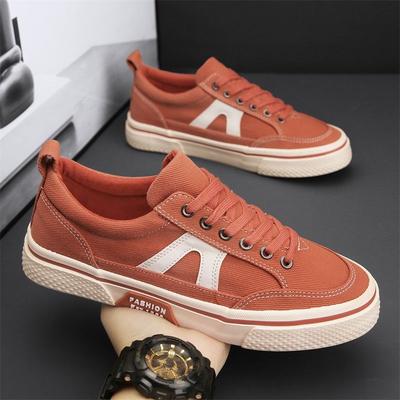 Mode Herren Freizeitschuhe Canvas mit Schnürsenkeln Sneakers Weich Frühling Herbst 2025 Trend Freizeit Alltag Designer Herrenschuh Luxus Walking