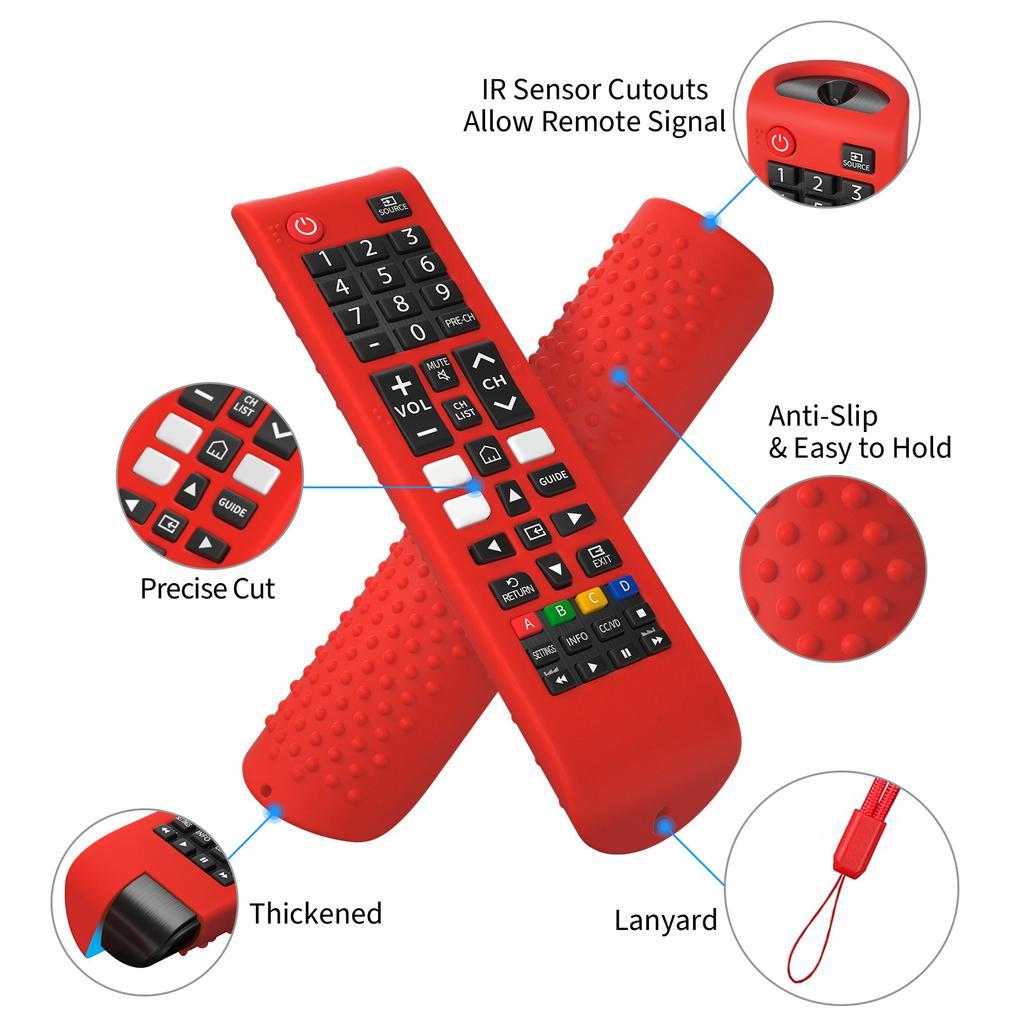 Silicone Remote Case With Precise Fit,for 01315A Remote Caps Protects Against Drop And Scratches User Friendly