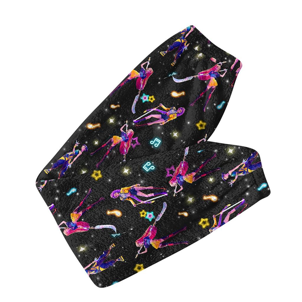 Women's Casual Fashion Print Casual Drawstring Elasticated Waist Pants