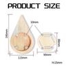 2pcs Wooden Medal Display Stand Medal Holder Commemorative Display Rack Wall Decor