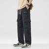 American Overalls Men's Summer New Ins Trendy Brand Loose Large Size Casual Pants Fashionable Multi-pocket Straight Trousers