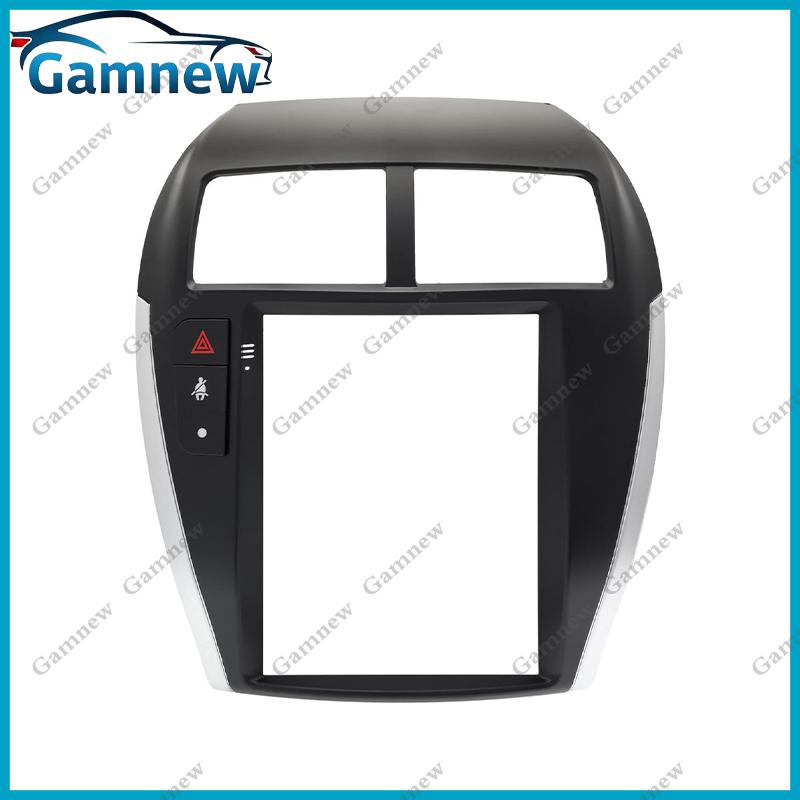 9.7 Inch Car Frame Fascia Adapter Android Radio Dash Fitting Panel Kit For Mitsubishi ASX Outlander Sport RVR Peugeot 4008